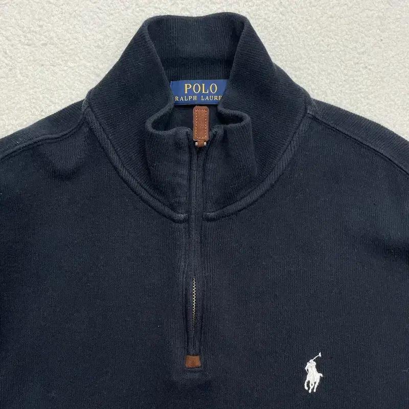 POLO RALPH LAUREN 하프집업 맨투맨 블랙 M 4