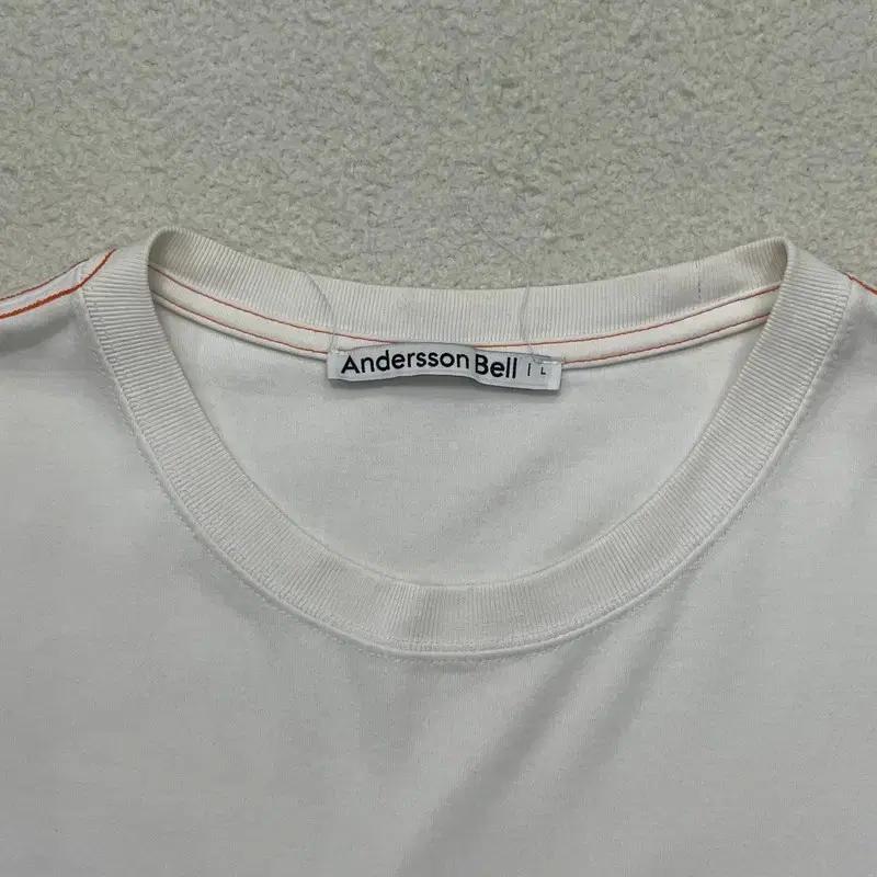 ANDERSSON BELL 스티치 그래픽 반팔티 화이트 L 7