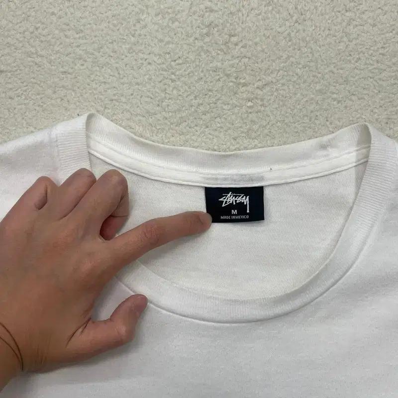 STUSSY 에잇볼 반팔티셔츠 화이트 M 5