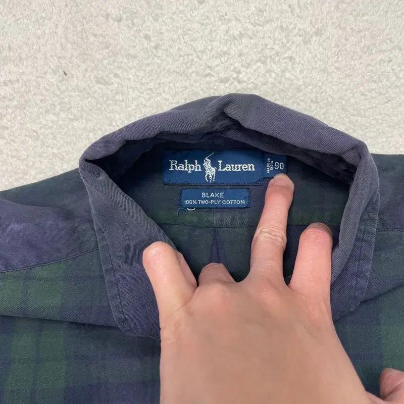 POLO BY RALPH LAUREN 타탄체크셔츠 90 7