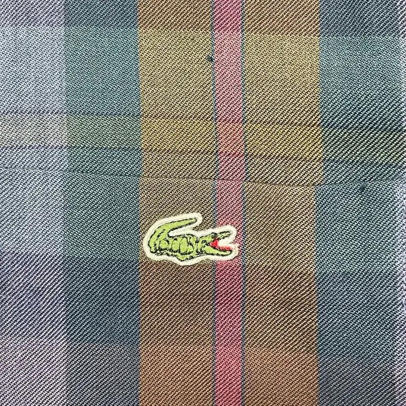 LACOSTE 포켓 깅엄 체크셔츠 105 3