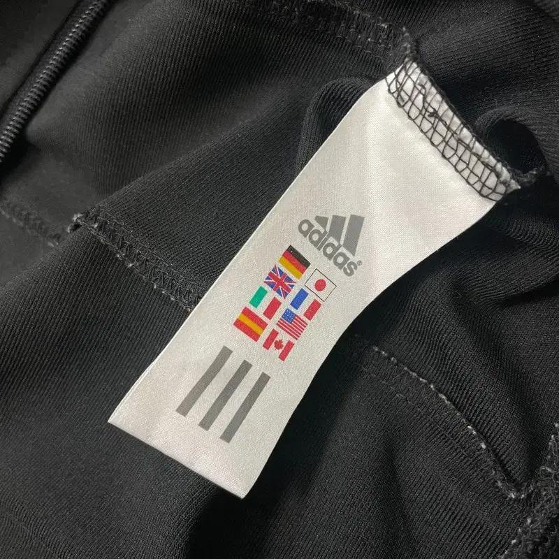 ADIDAS 큐빅 빅로고 검금 트랙탑 져지 블랙 85 5