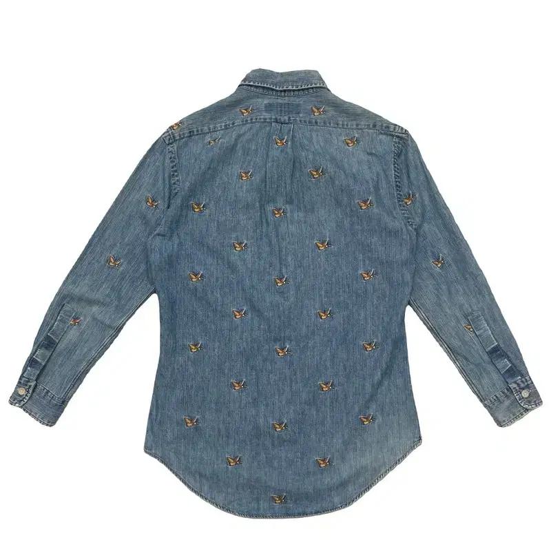 POLO BY RALPH LAUREN 청둥오리 자수 데님 셔츠 S 7