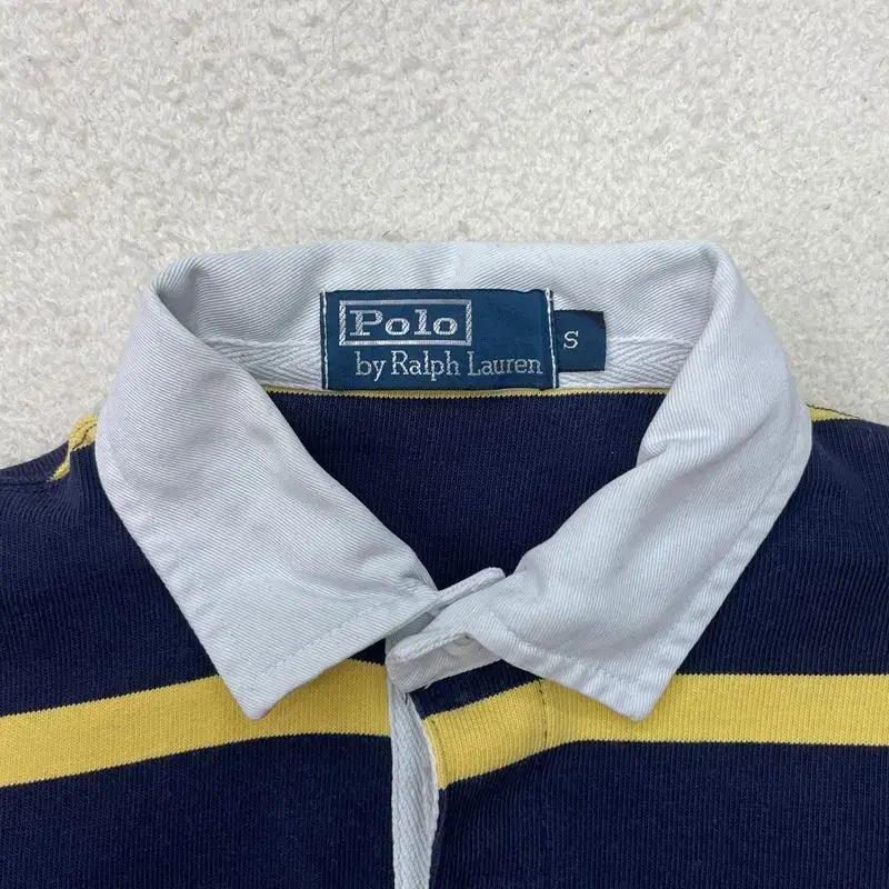 POLO BY RALPH LAUREN 럭비티 네이비+옐로우 S 4