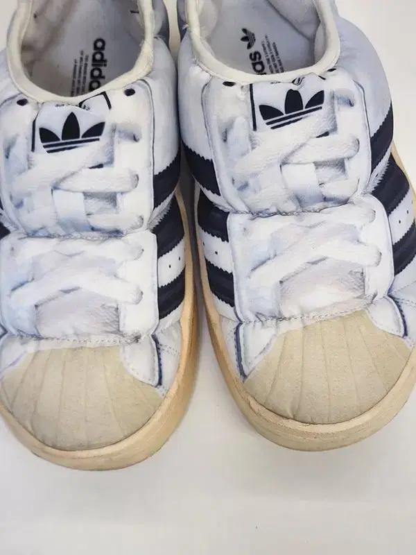 ADIDAS 퍼피렛 슈퍼스타 클라우드 화이트 235 4