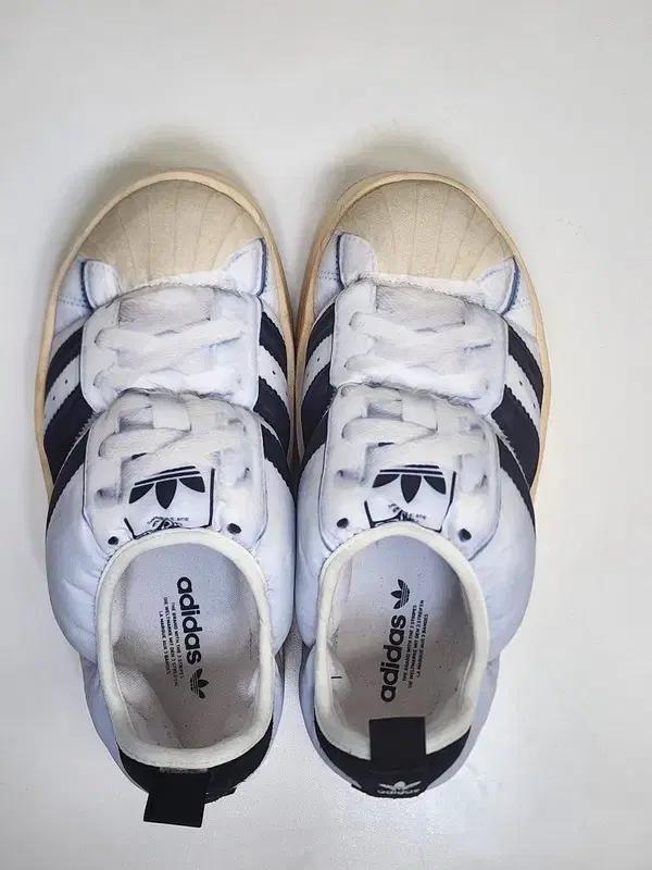 ADIDAS 퍼피렛 슈퍼스타 클라우드 화이트 235 6