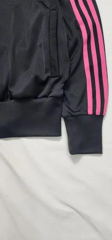 ADIDAS 블랙+핑크 트랙탑 L 4