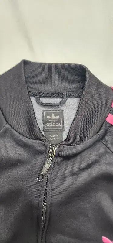 ADIDAS 블랙+핑크 트랙탑 L 6