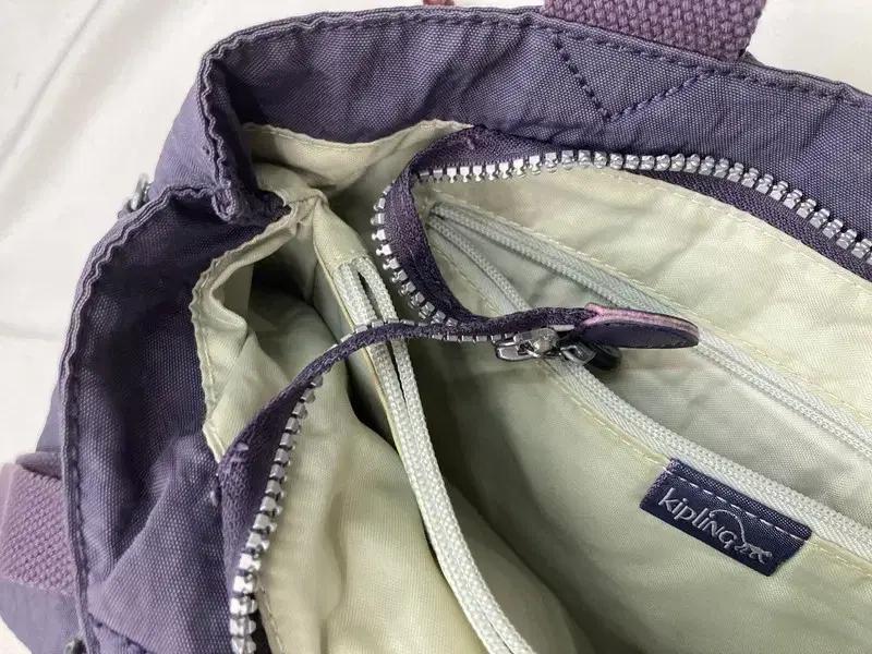 KIPLING 퍼플 2way백 4