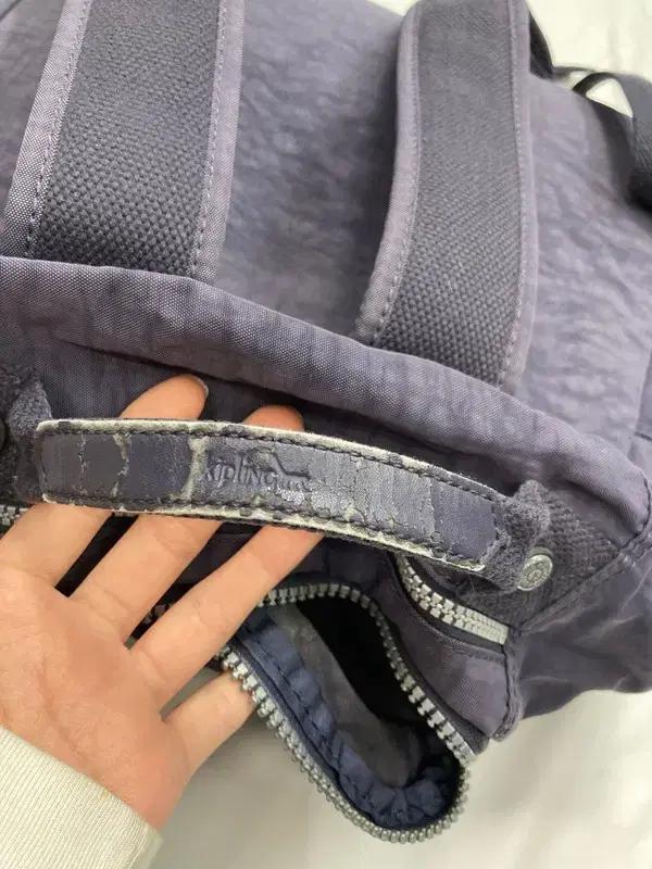 KIPLING 네이비 퍼플 빅백팩 8