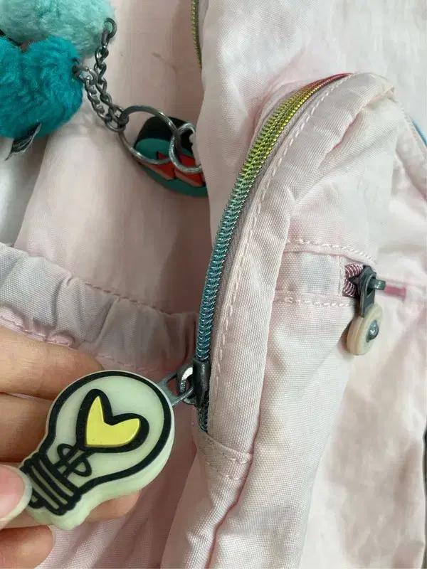 KIPLING 베이비핑크 빅백팩 4