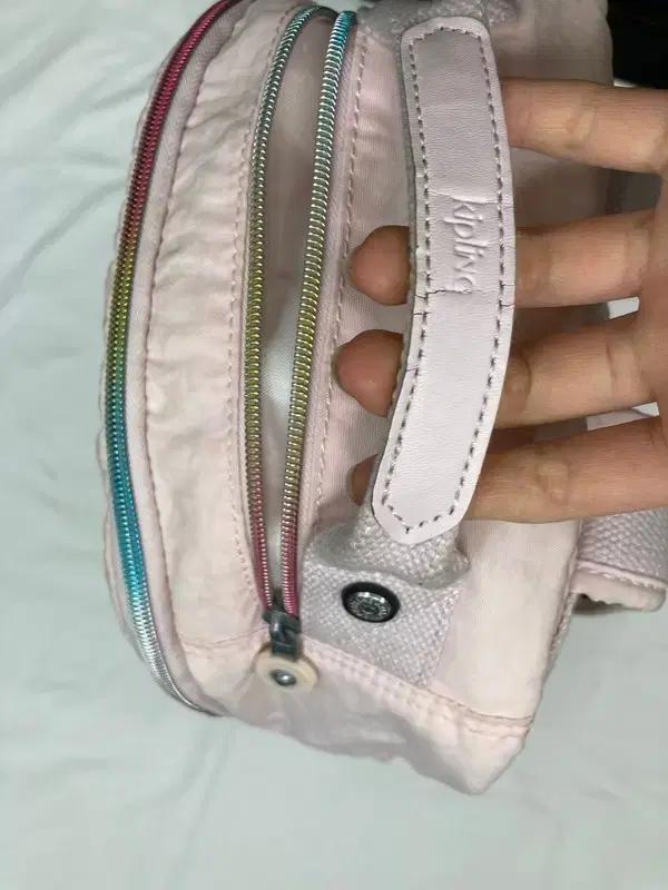 KIPLING 베이비핑크 빅백팩 7