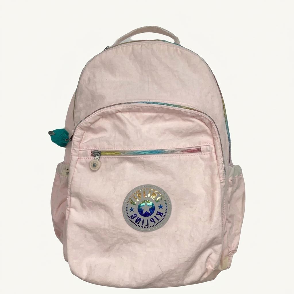 KIPLING 베이비핑크 빅백팩 1