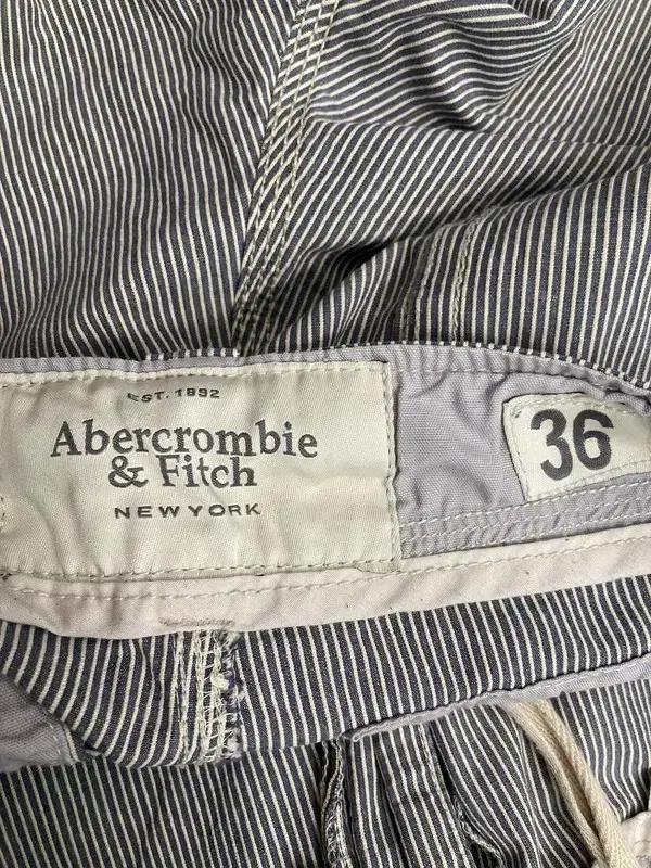 ABERCROMBIE & FITCH 스트라이프 카고 하프팬츠 36 9