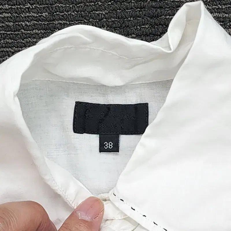 폴스미스 블랙  여성용 린넨셔츠  38 10