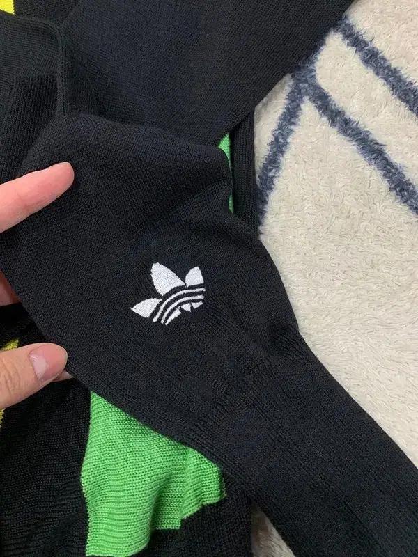 아디다스 파이어버드 배색 니트 38 4