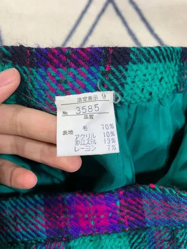 빈티지 재팬 울 미디 스커트 7