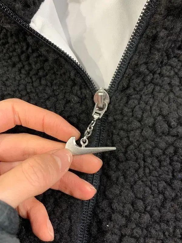 나이키 스우시 우먼 쉐르파 집업 S 5