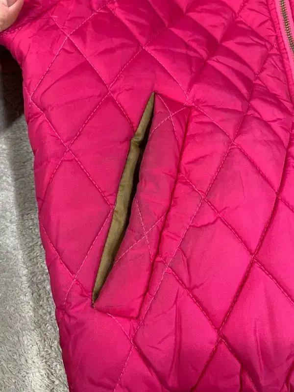아디다스 핑크 누빔 퍼 패딩 M 4