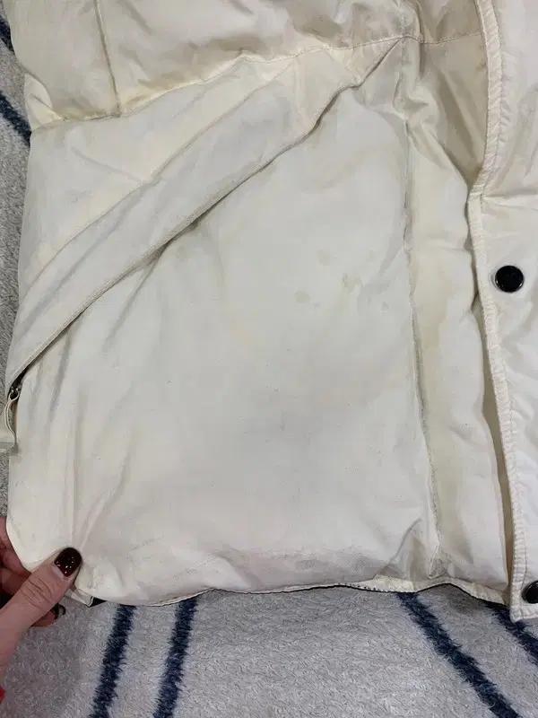 폴로 아이보리 덕다운 패딩 100 7
