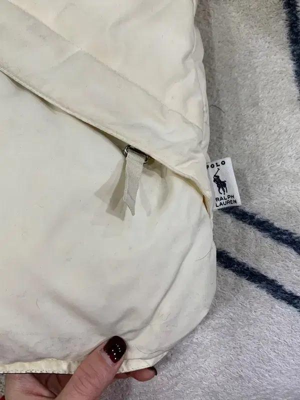 폴로 아이보리 덕다운 패딩 100 6