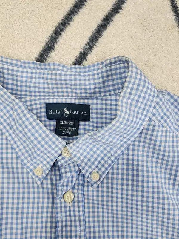 RALPH LAUREN 보이즈 깅엄셔츠 XL 4