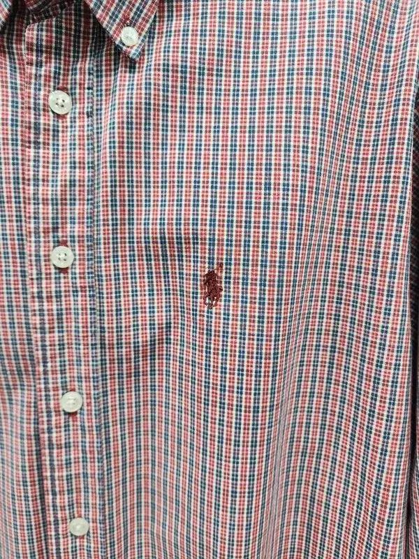 POLO BY RALPH LAUREN 레드 체크 셔츠 M 3