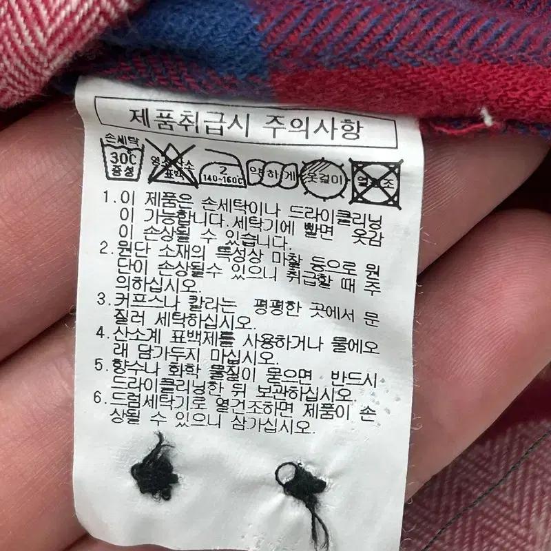 반스 웨스턴 체크 셔츠 M 8