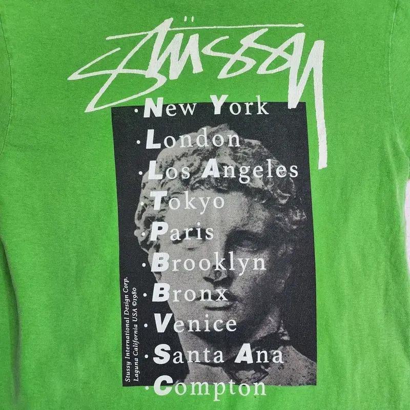 STUSSY 월드투어 반팔 티 M 5