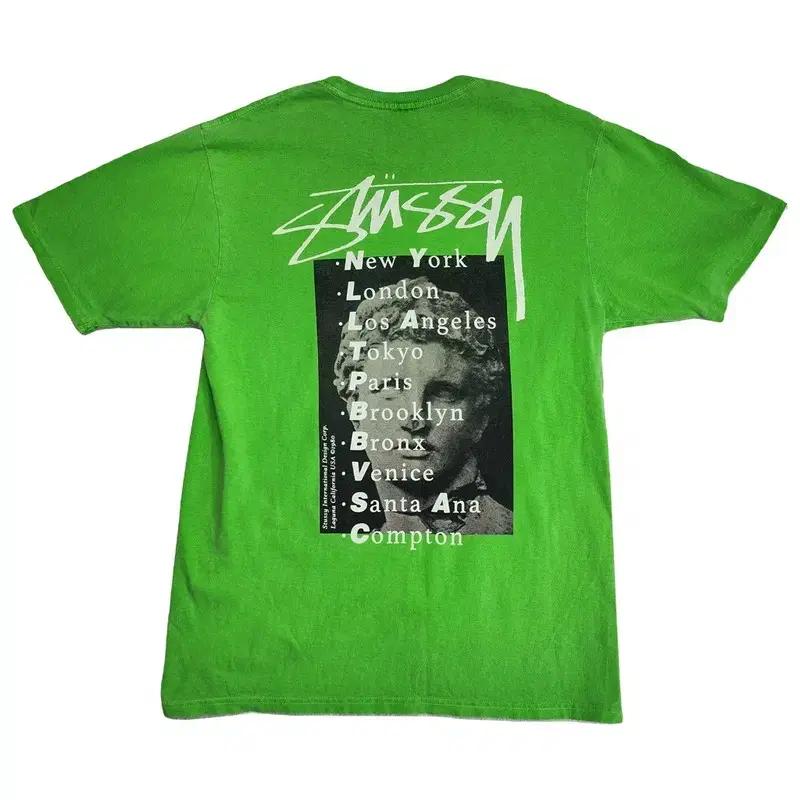 STUSSY 월드투어 반팔 티 M 9