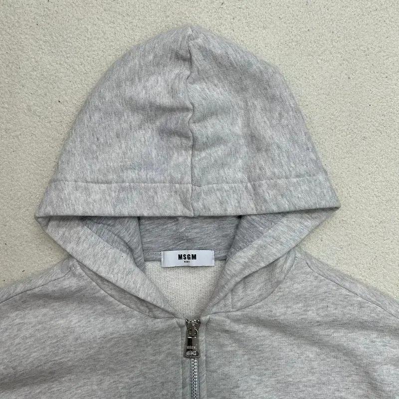 MSGM 키즈 그레이 후드집업 5