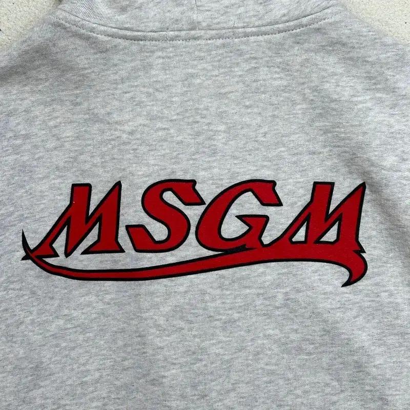 MSGM 키즈 그레이 후드집업 6