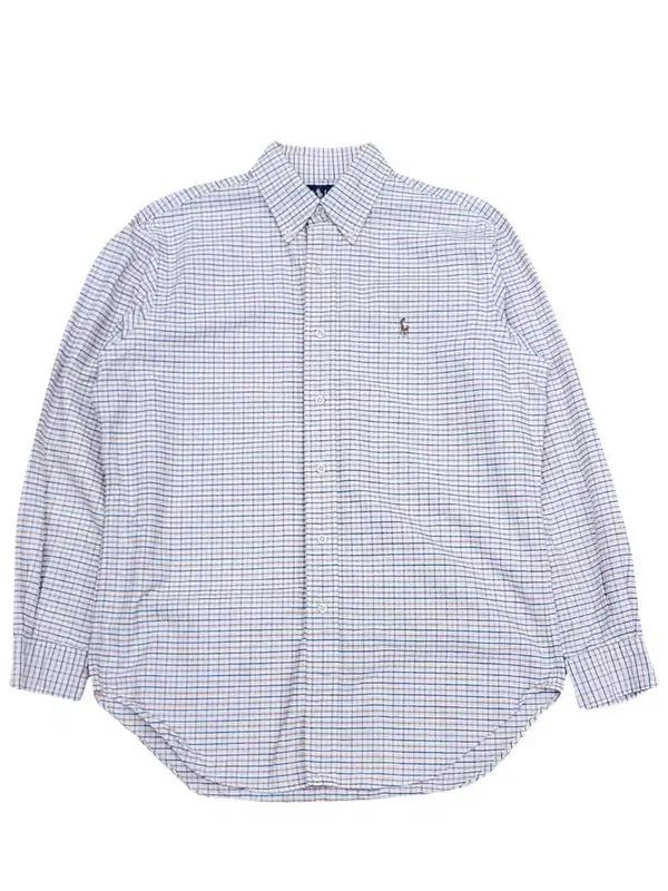 RALPH LAUREN 옥스퍼드 체크셔츠 M 2