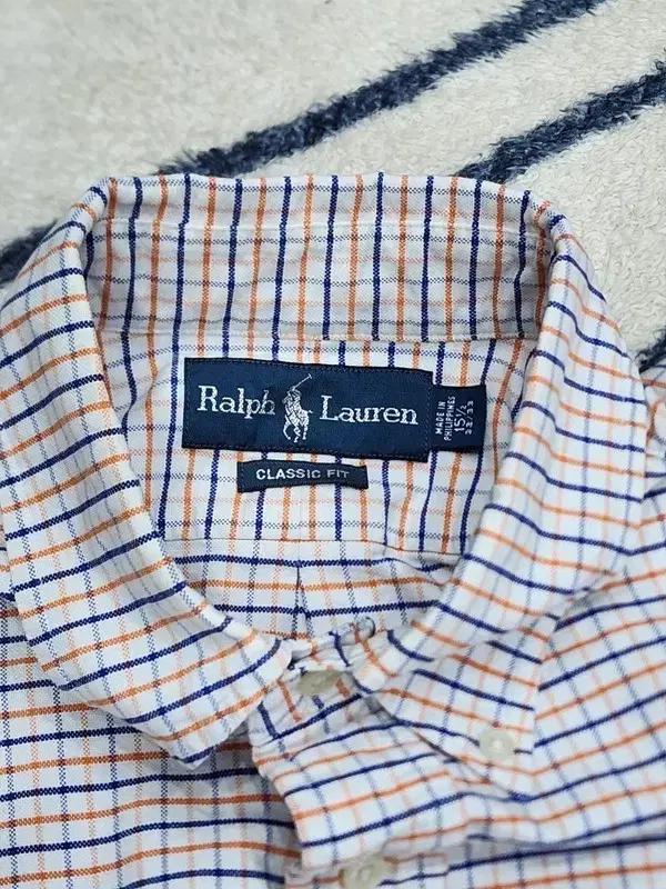 RALPH LAUREN 옥스퍼드 체크셔츠 M 4