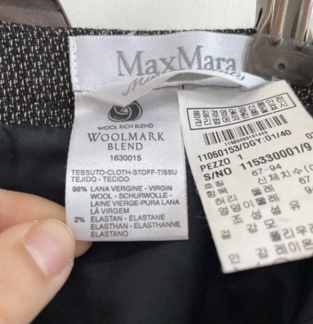 MaxMara 막스마라 고급스러운 트위드 머메이드 스커트 66사이즈 10