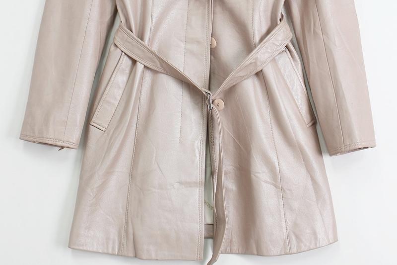 (70%세일) #BALMAIN PARIS 발망 양가죽 혼방 펄핑크 (85660) 4