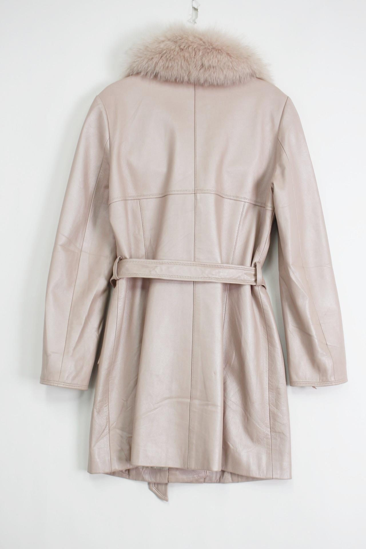 (70%세일) #BALMAIN PARIS 발망 양가죽 혼방 펄핑크 (85660) 5
