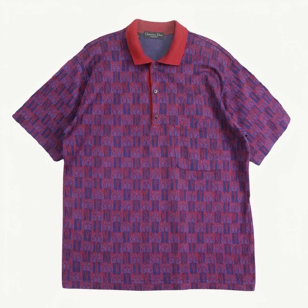 (70%세일) #CHRISTIAN DIOR 코튼 체크 카라티 - Men (89548) 1