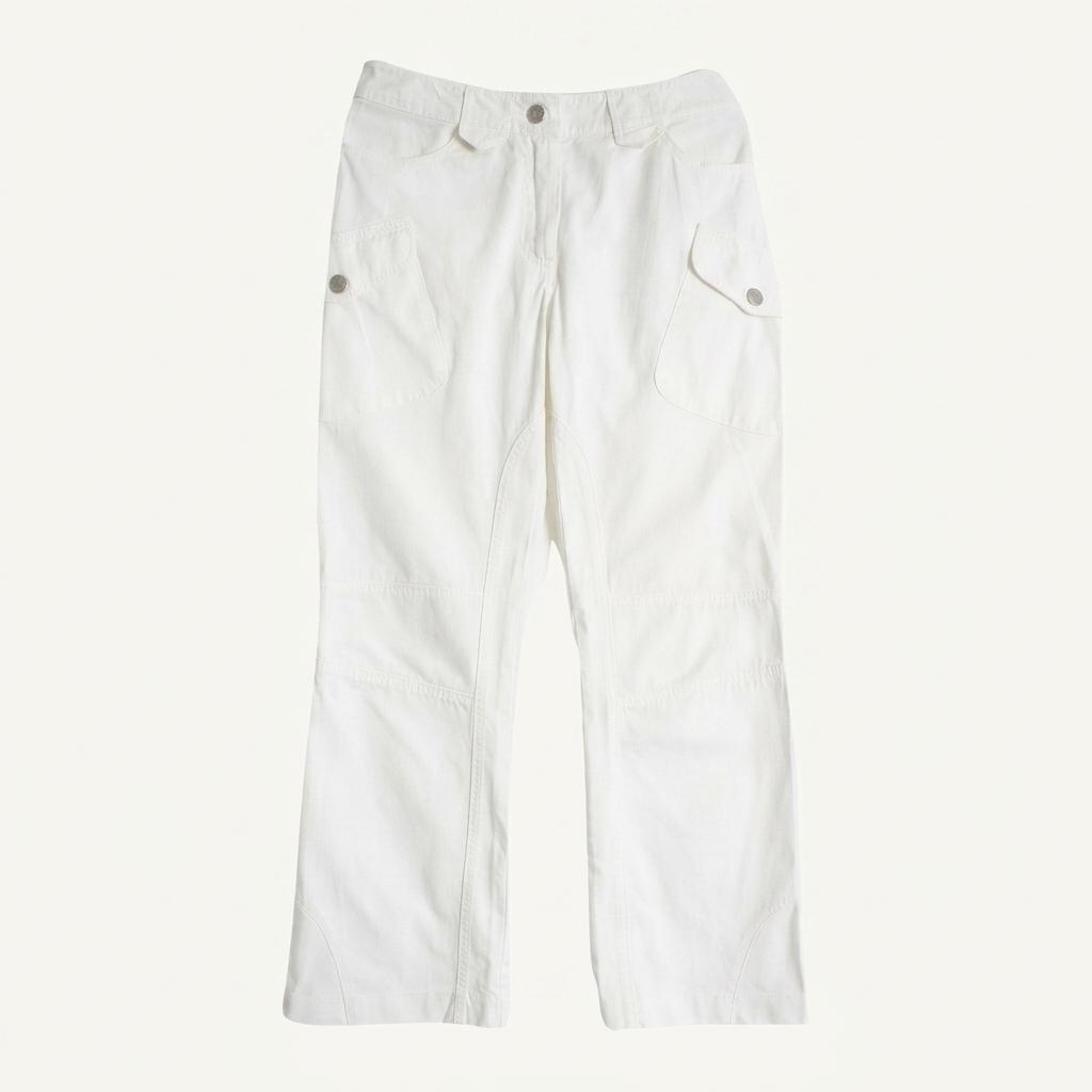 세일 #MAXMARA WEEKEND 막스마라 위켄드 화이트 코튼 팬츠 (86363) 1