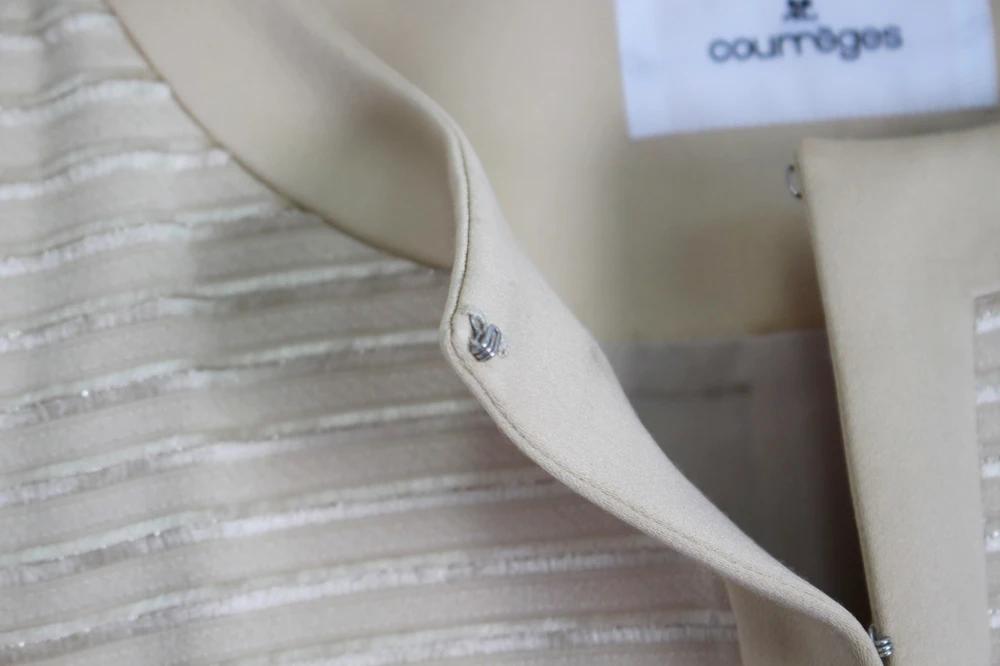 (70%세일) #COURREGES 꾸레쥬 폴리100% 혼방 스트라이프 자켓 (86246) 4
