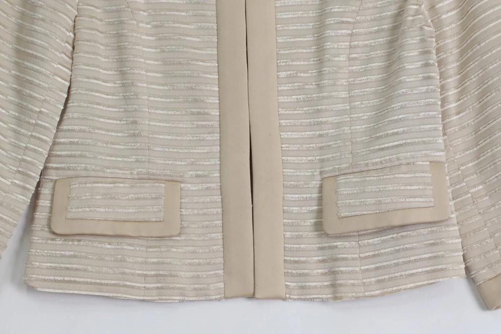 (70%세일) #COURREGES 꾸레쥬 폴리100% 혼방 스트라이프 자켓 (86246) 8