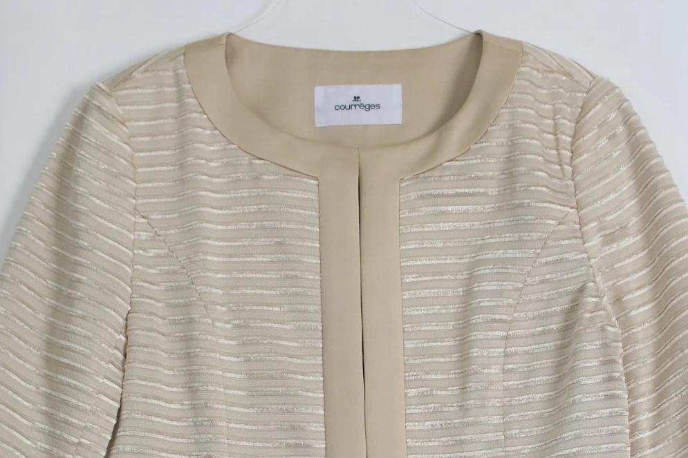 (70%세일) #COURREGES 꾸레쥬 폴리100% 혼방 스트라이프 자켓 (86246) 7