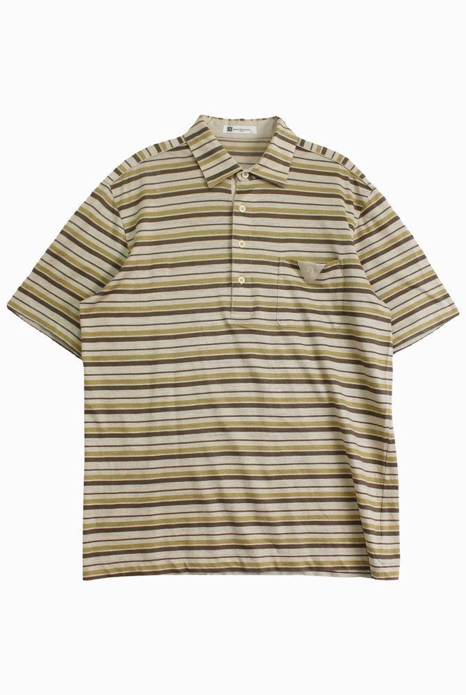(70%세일) #PIERRE BALMAIN 스트라이프 카라티 - Men (92273) 2