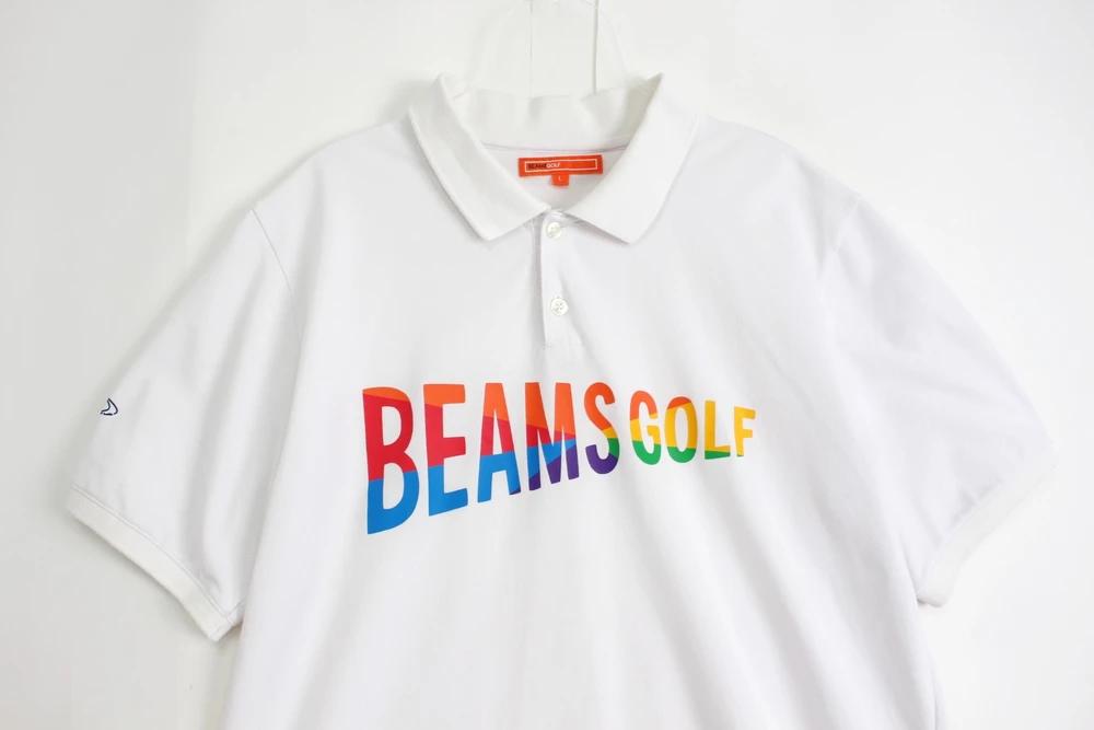 (70%세일) #BEAMS GOLF 코튼 혼방 프린팅 카라티 - Men (90328) 3