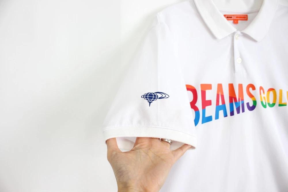 (70%세일) #BEAMS GOLF 코튼 혼방 프린팅 카라티 - Men (90328) 7