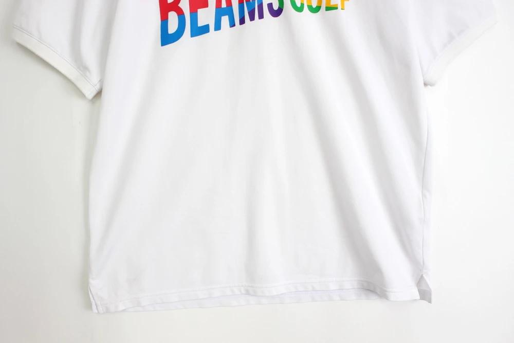 (70%세일) #BEAMS GOLF 코튼 혼방 프린팅 카라티 - Men (90328) 4