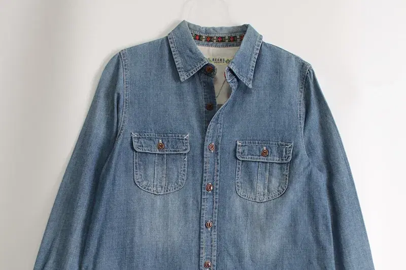 (70%세일) #BEAMS HEART 빔즈 하트 롱 청남방 - Women (93125) 3