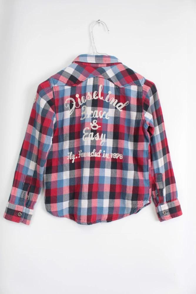 (70%세일) #DIESEL 디젤 코튼 100% 체크 셔츠 - Kids (96325) 7