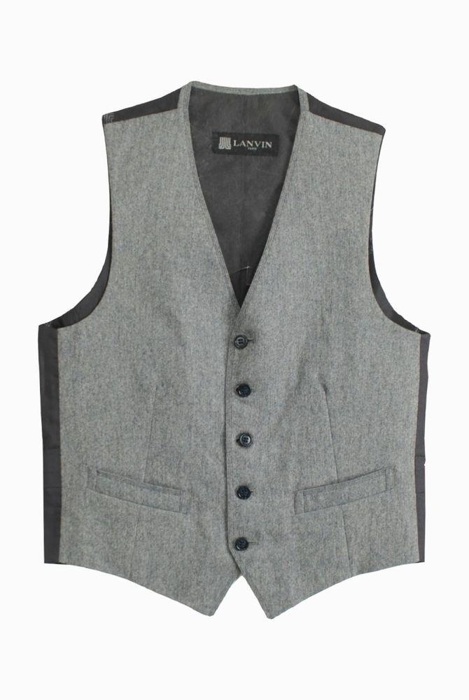 (70%세일) #LANVIN 랑방 울 혼방 베스트 (95499) 2