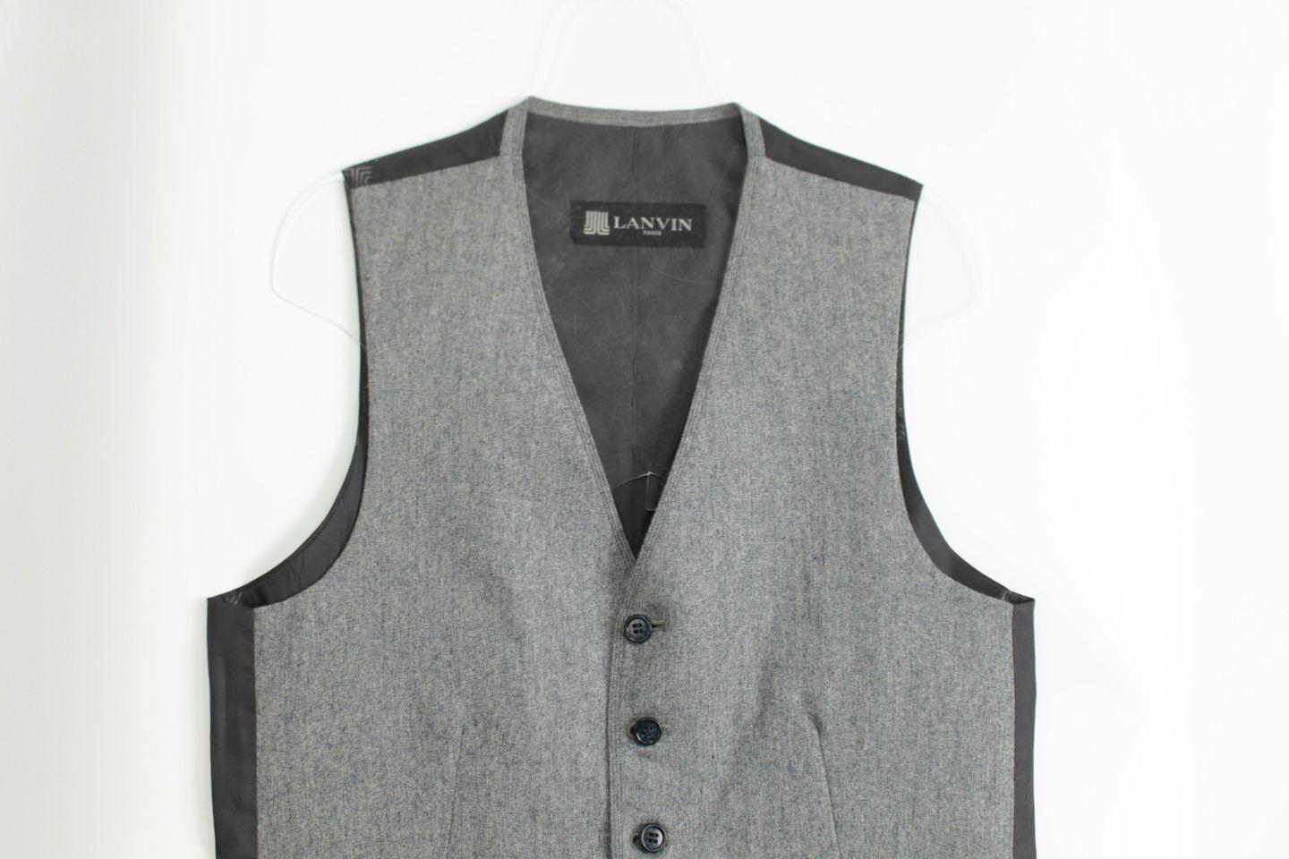 (70%세일) #LANVIN 랑방 울 혼방 베스트 (95499) 4